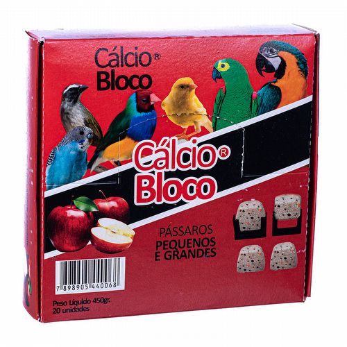 Cálcio Bloco Maçã Encaixe Universal - 20 Unidades - imagem 1