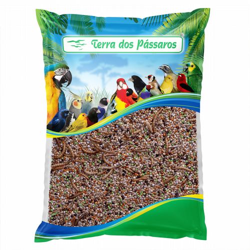 Mistura Coleiro Super Premium com Tenébrio - 500g - imagem 1