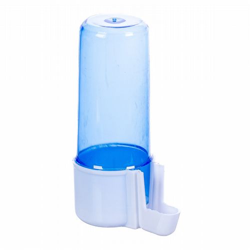 Bebedouro Malha Fina 100ml - Copo Azul e Base Branca - imagem 1