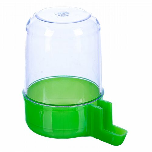 Bebedouro Malha fina 300ml - Copo Cristal e Base Verde - imagem 1