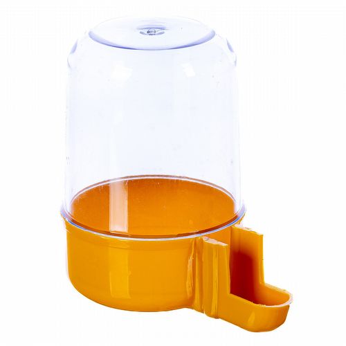 Bebedouro Malha Larga 300ml - Copo Cristal e Base Amarela - imagem 1