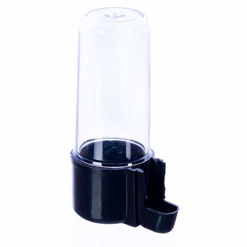 Bebedouro Malha Fina 100ml - Copo Cristal e Base Preta - imagem 1