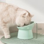 Comedouro Gatinho Elevado - Rosa - imagem 3