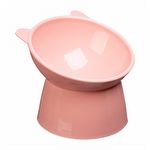Comedouro Gatinho Elevado - Rosa