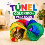 Túnel Colorido para Gatos - imagem 2
