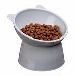 Comedouro Gatinho Elevado - Cinza - imagem 2