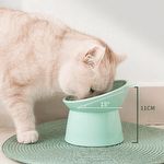 Comedouro Gatinho Elevado - Verde - imagem 3