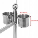 Poleiro Móvel Aço Inox - 50cm - imagem 5