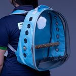 Mochila de Viagem para Pássaros - Azul - imagem 8