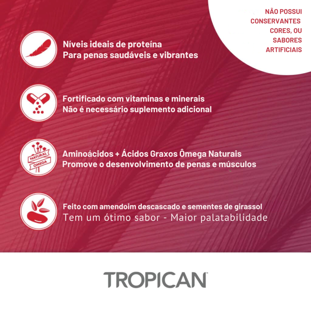 Hari - Extrusada Tropican Alta Performance HP2 - Calopsita - 11,34kg - imagem 4