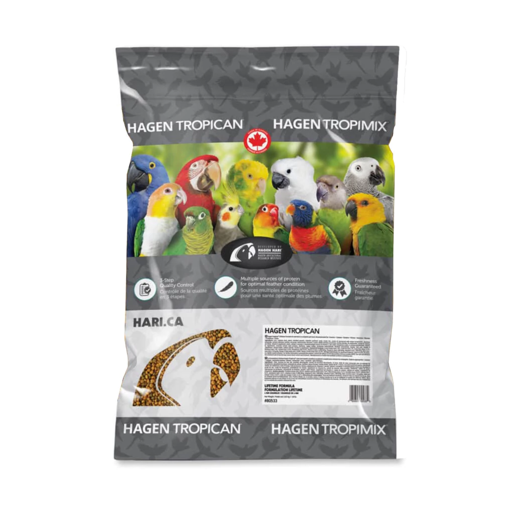 Hari - Extrusada Tropican LT4 - Médios e Grandes Psitacídeos - Bit 4mm - 3,63kg