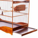 Gaiola N. 6 - Muiracatiara - Aço Inox - Cocho Alto - imagem 5