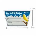 Porta Nome - Acrílico - Canário Belga - imagem 2