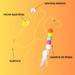 Elástico Divertido com Guizo para Gatos  - imagem 6