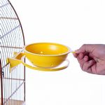 Ninho para Canário de Porte com Suporte - Amarelo - imagem 7